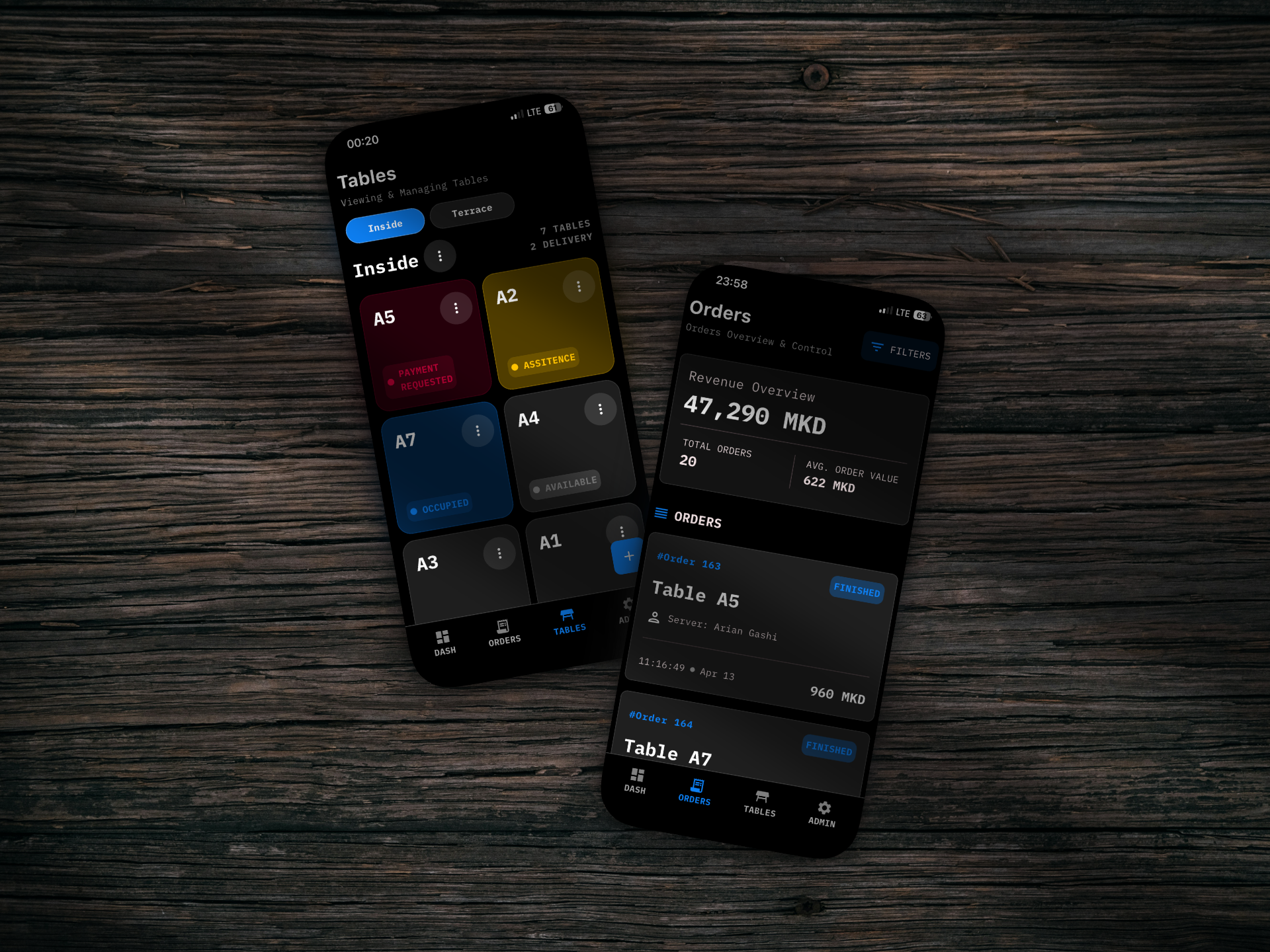 Orderly Admin Mobile App